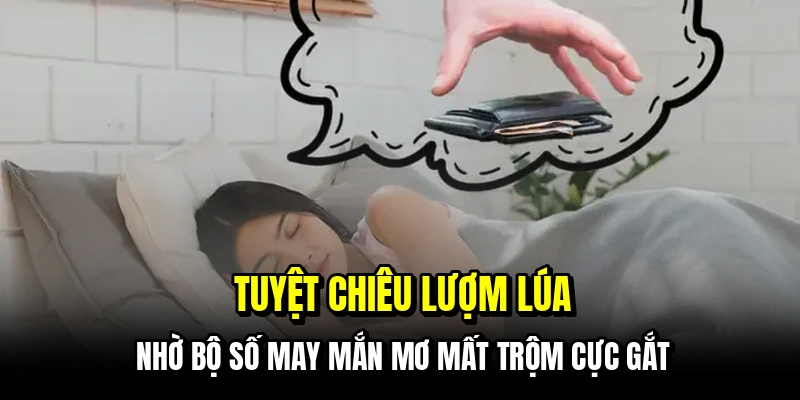 Mơ Mất Trộm - Cách Thức Săn Tiền Từ Vận Hạn Đen Đủi Tại C168 7 Tuyệt chiêu lượm lúa nhờ bộ số may mắn mơ mất trộm cực gắt